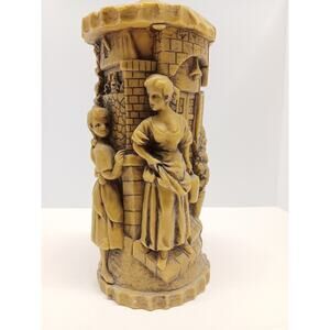 Victorian Themed Candle with Wick Wax Art Sculpture Sanyo Candle Co, LTD Japan